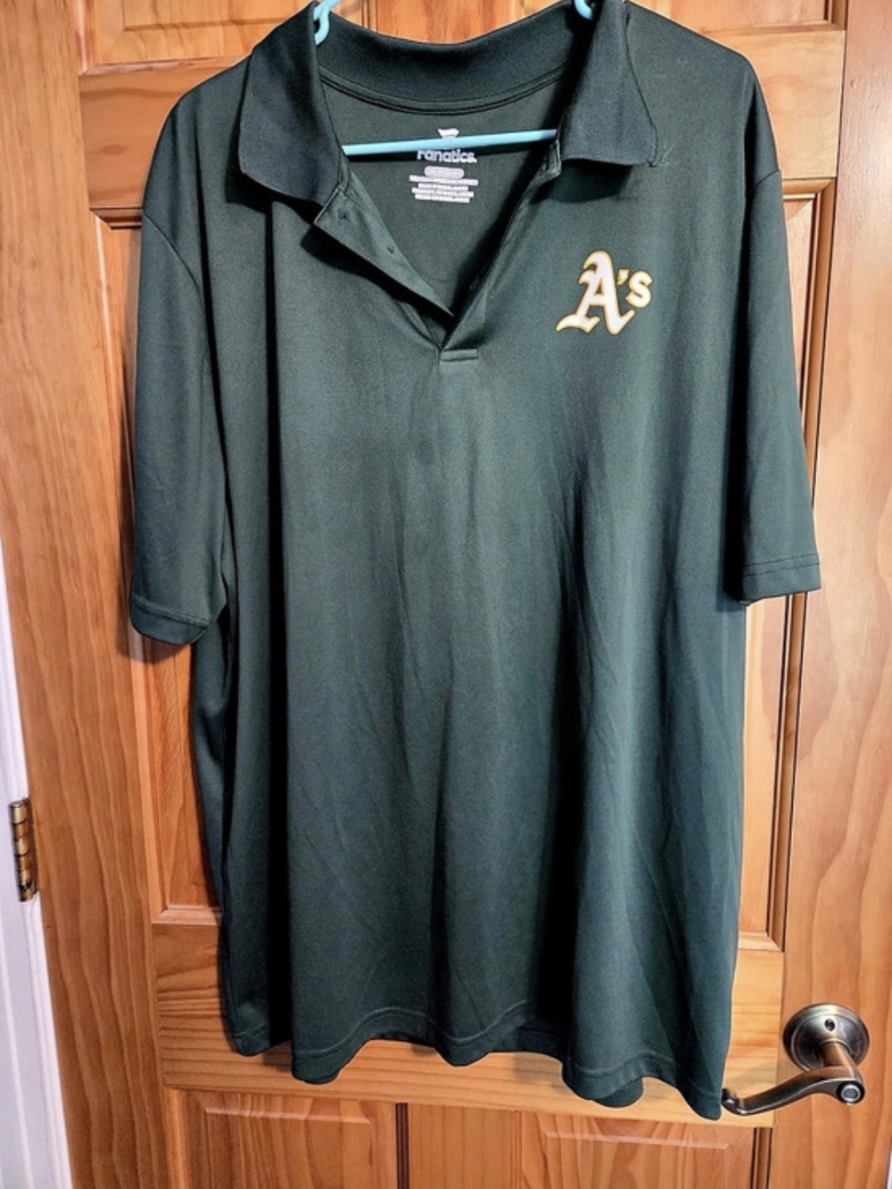 Fanatics Men's Polo Green Size 2XL Like New